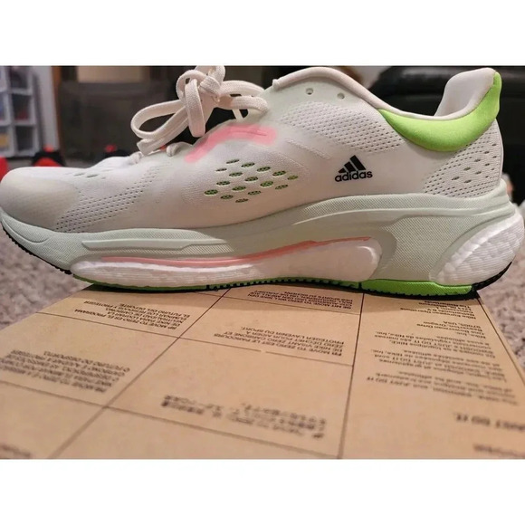 Rare!Adidas Solar Control M Running Shoes - GV8265 Green/Pink Trim SIZE 8.5 Men - Picture 14 of 16